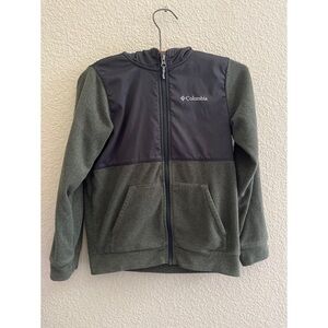Columbia Kids Terry Cloth Hooded Zip Up Size Medium